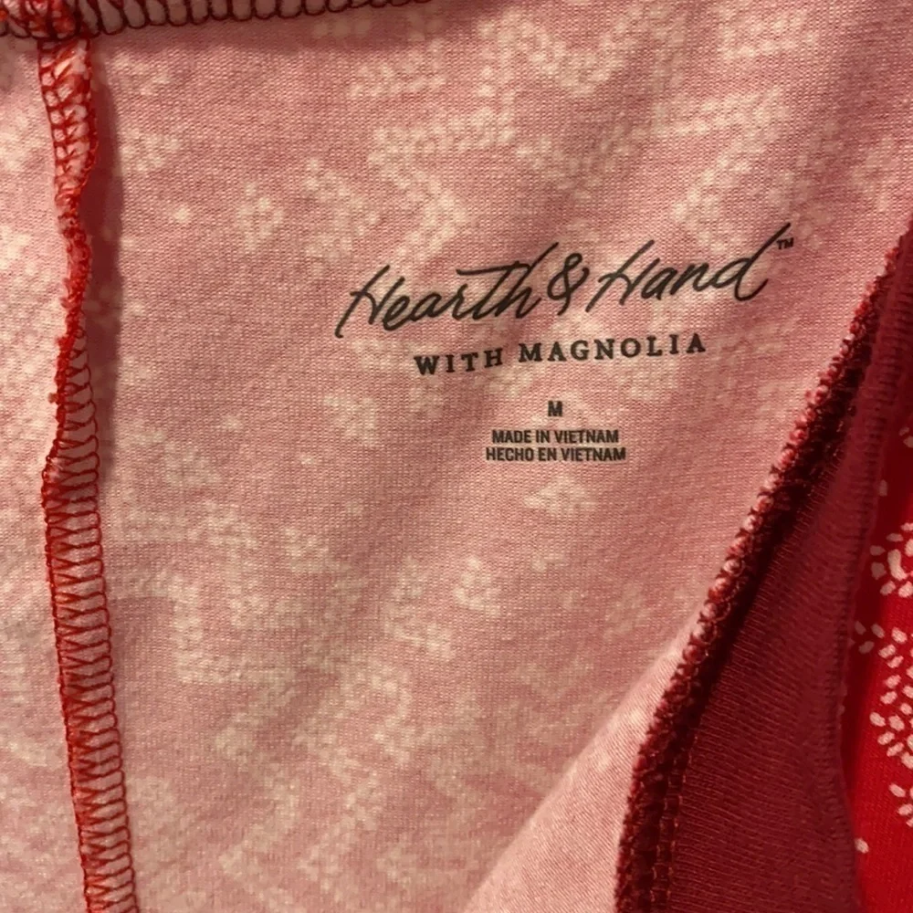 Hearth & Hand Magnolia Holiday Onesie Pajamas EUC